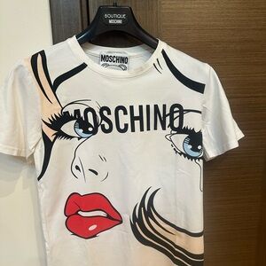 Moschino White Couture T-Shirt